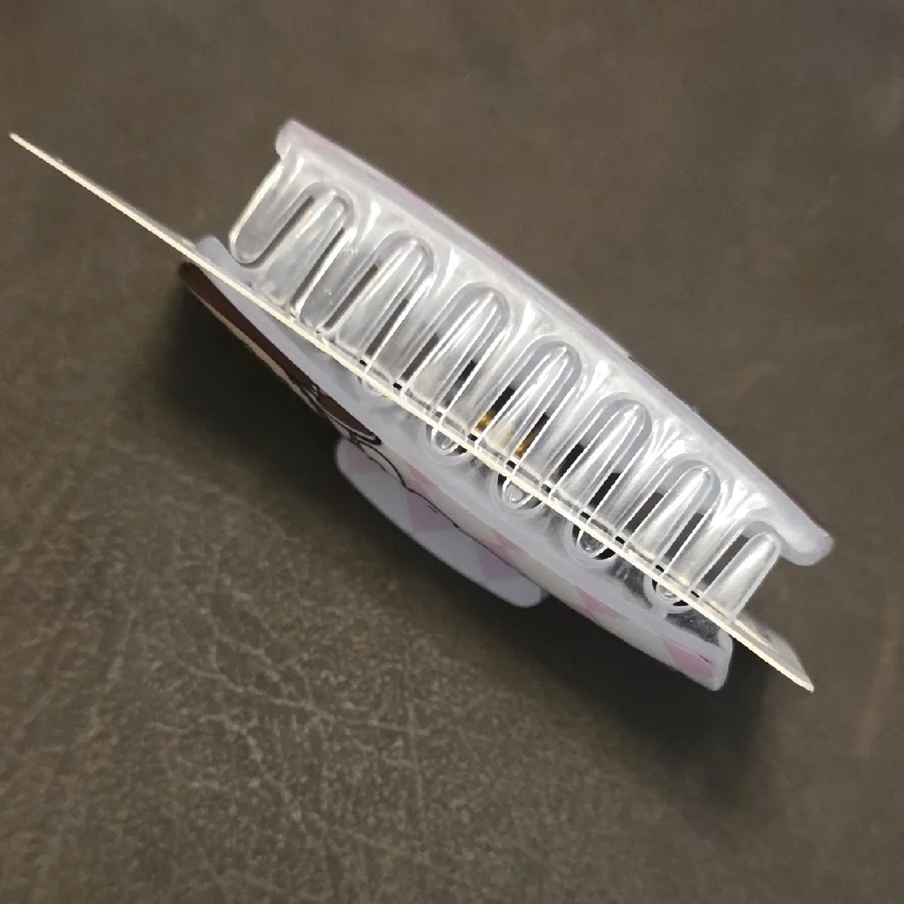 Labubu Pink and White Claw HairClip